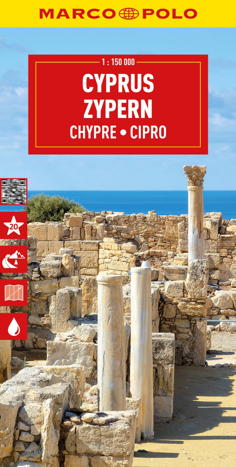 Cyprus Marco Polo Map NUOVO