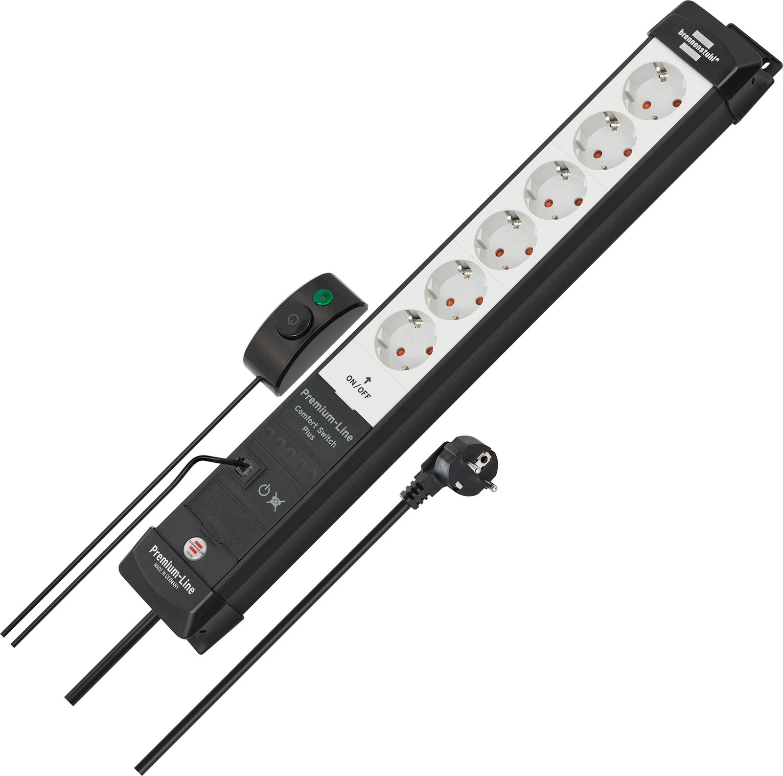 brennenstuhl Premium-Line Comfort Switch Plus 6-fa NUOVO