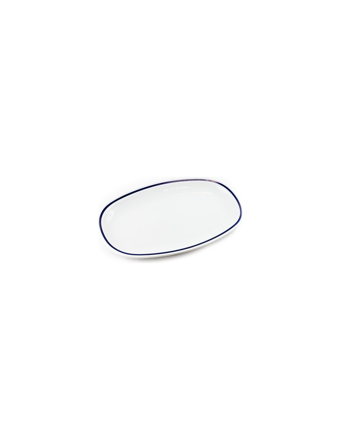 Piatto portata Tognana AZETA Ovale Fascia blu