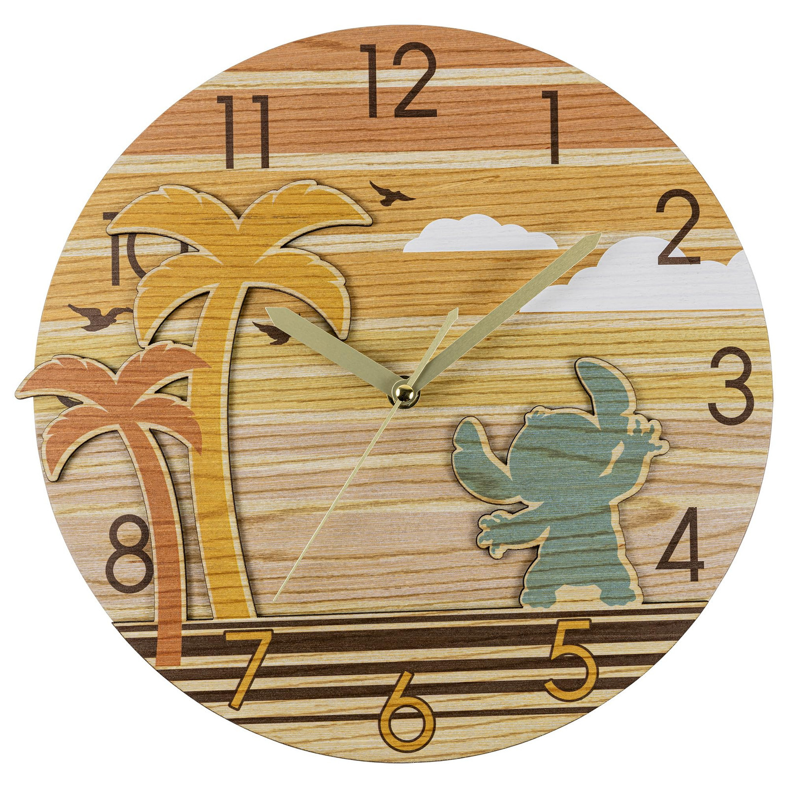 STITCH - Sunset - Metal Wall Clock NUOVO