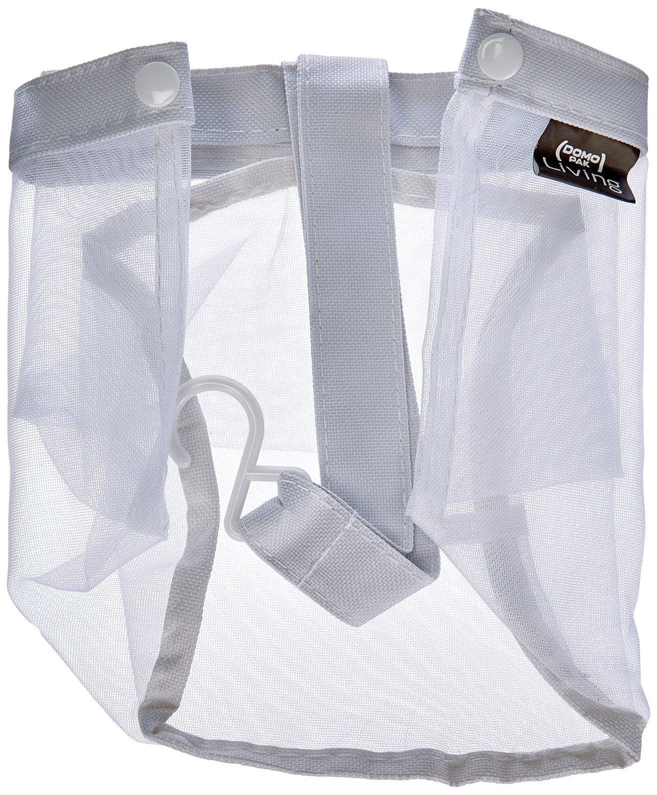 Peg Basket Domopak Living Clothes Pegs Transparent Plastic (21 Pieces) NUOVO