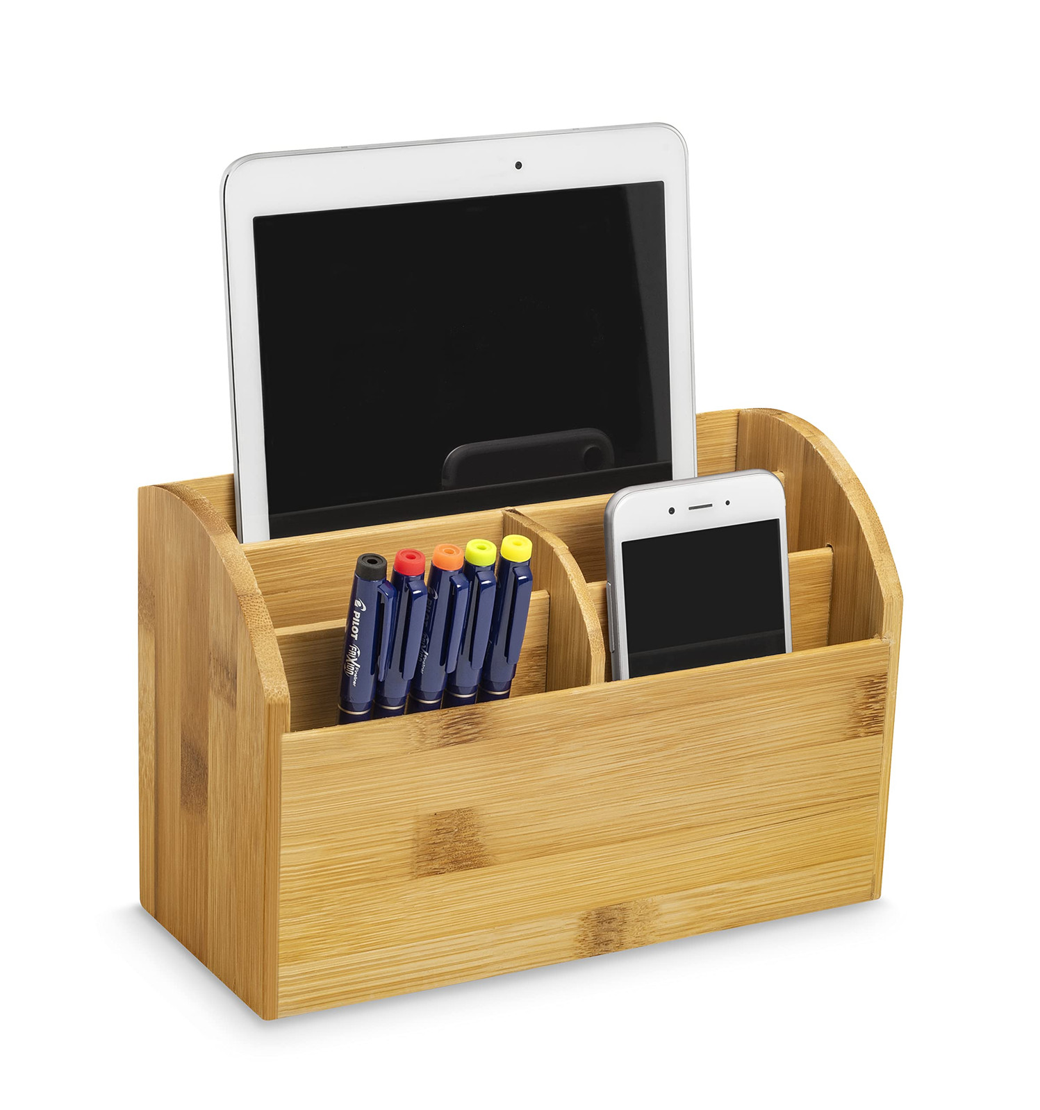 CEP Office Solu CEP Silva by Cep Bamboo Desk Organiser With 5 C Stationery NUOVO
