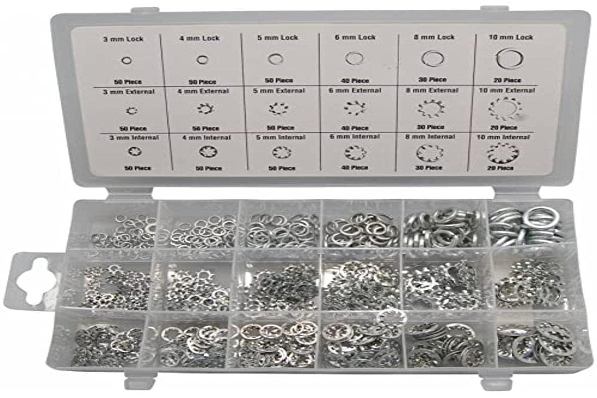Set Bensontools Washers 720 Pieces NUOVO