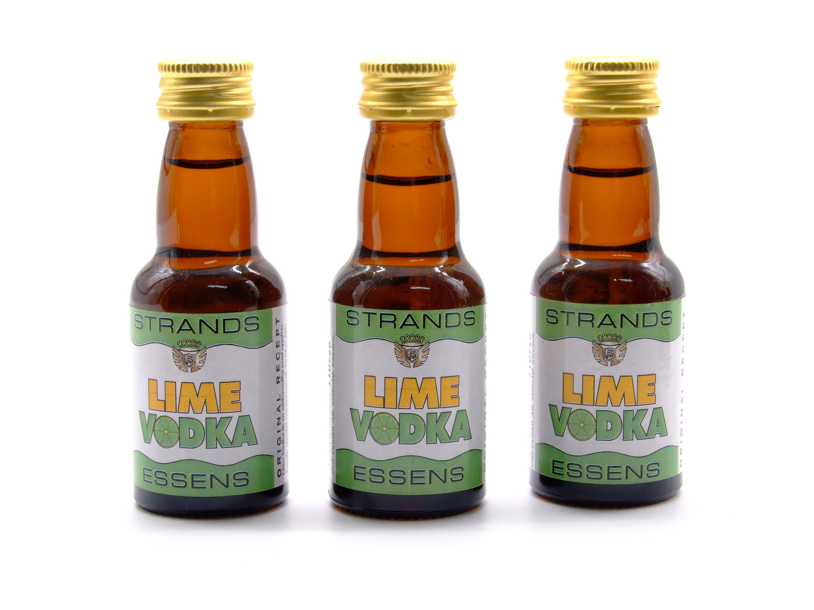3 x Lime Vodka 25ml - Senza Alcool | Essenza di Vodka | Aroma per Torta