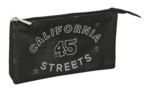 Safta California – Triple Pencil Case, Children's Pencil Case, Ideal for School