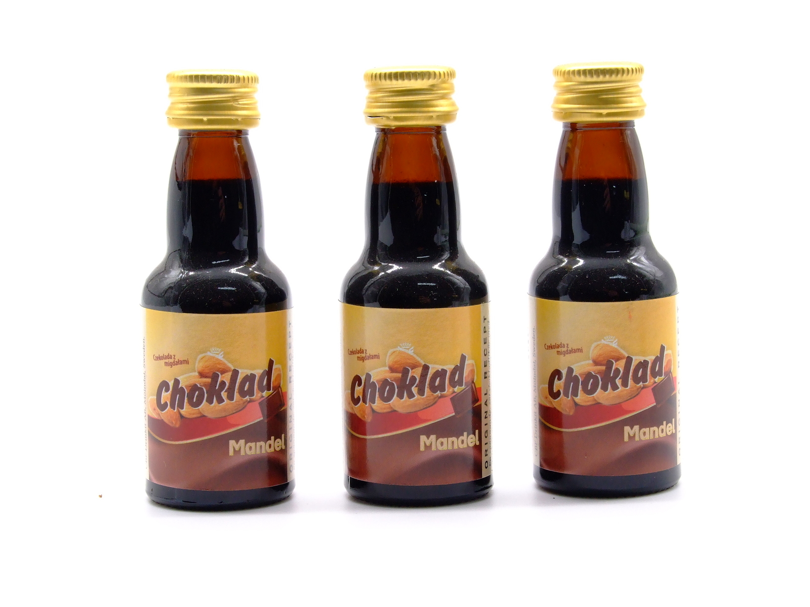 3 x Choklad 25ml - Senza Alcool, Essenza di Vodka, Aroma per Torta