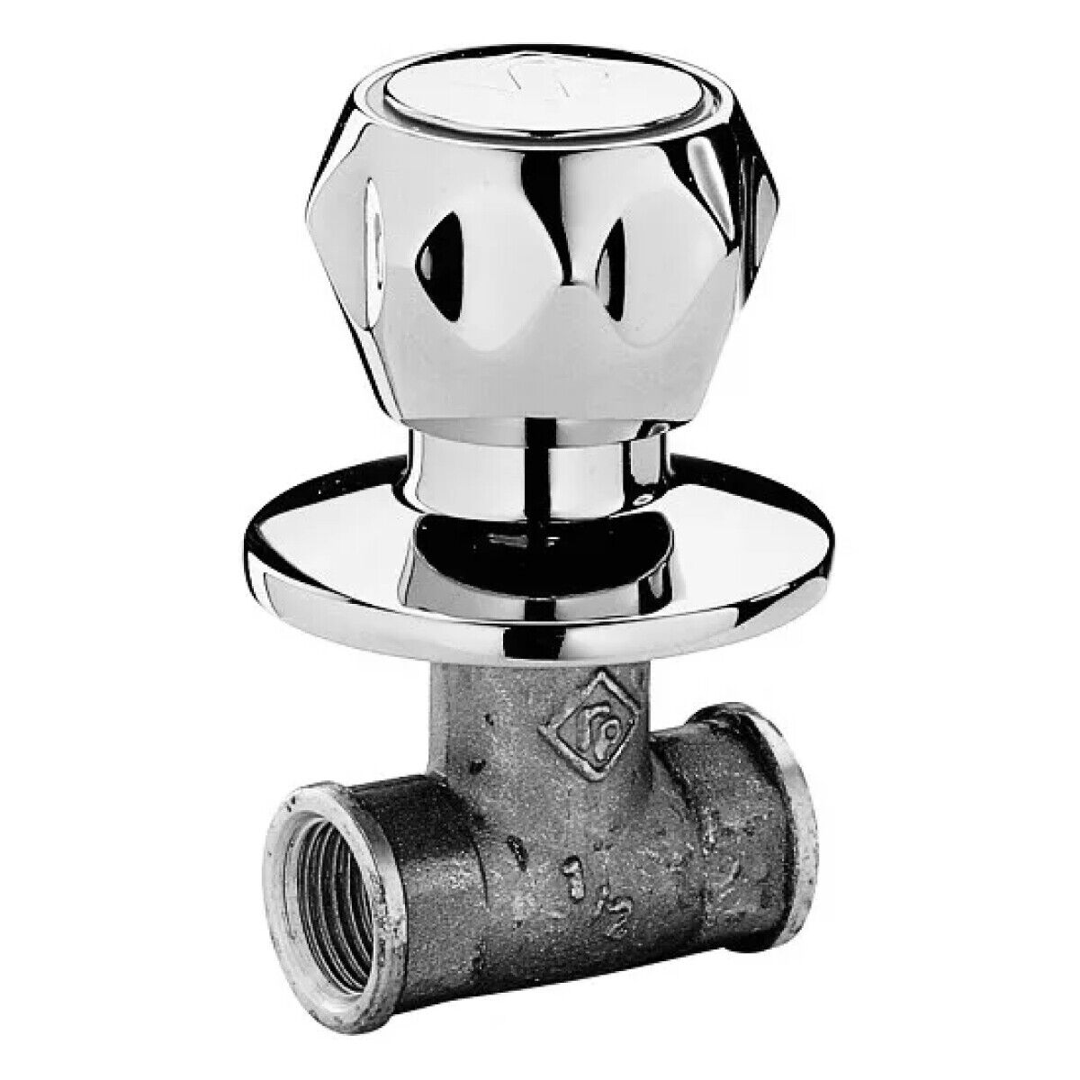 RUBINETTO DA INCASSO DRITTO SERIE DANUBIO 1/2"   RUBINETTERIA PAFFONI Spa