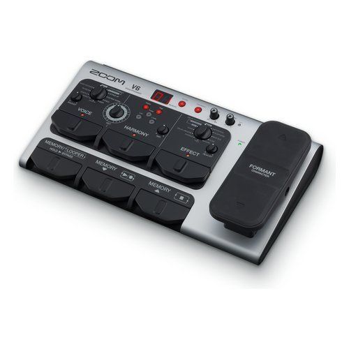 Multieffetto vocale Zoom FORMANT V6 SP Black e Silver