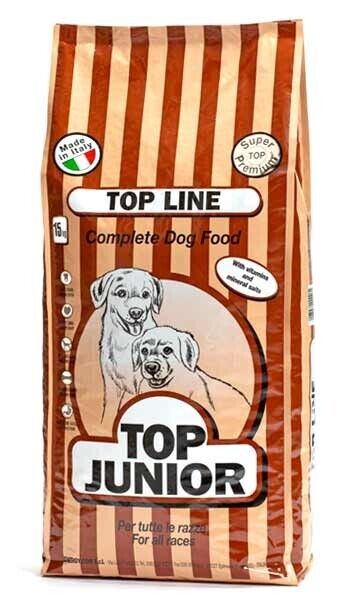 TOP LINE - TOP JUNIOR Alimento Completo x Crescita Cuccioli Sani - Crocchette