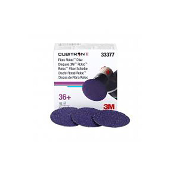 3M 33377 DISCHI ABRASIVI CUBITRON II ROLOC GRANA 36+ PEZZI 15