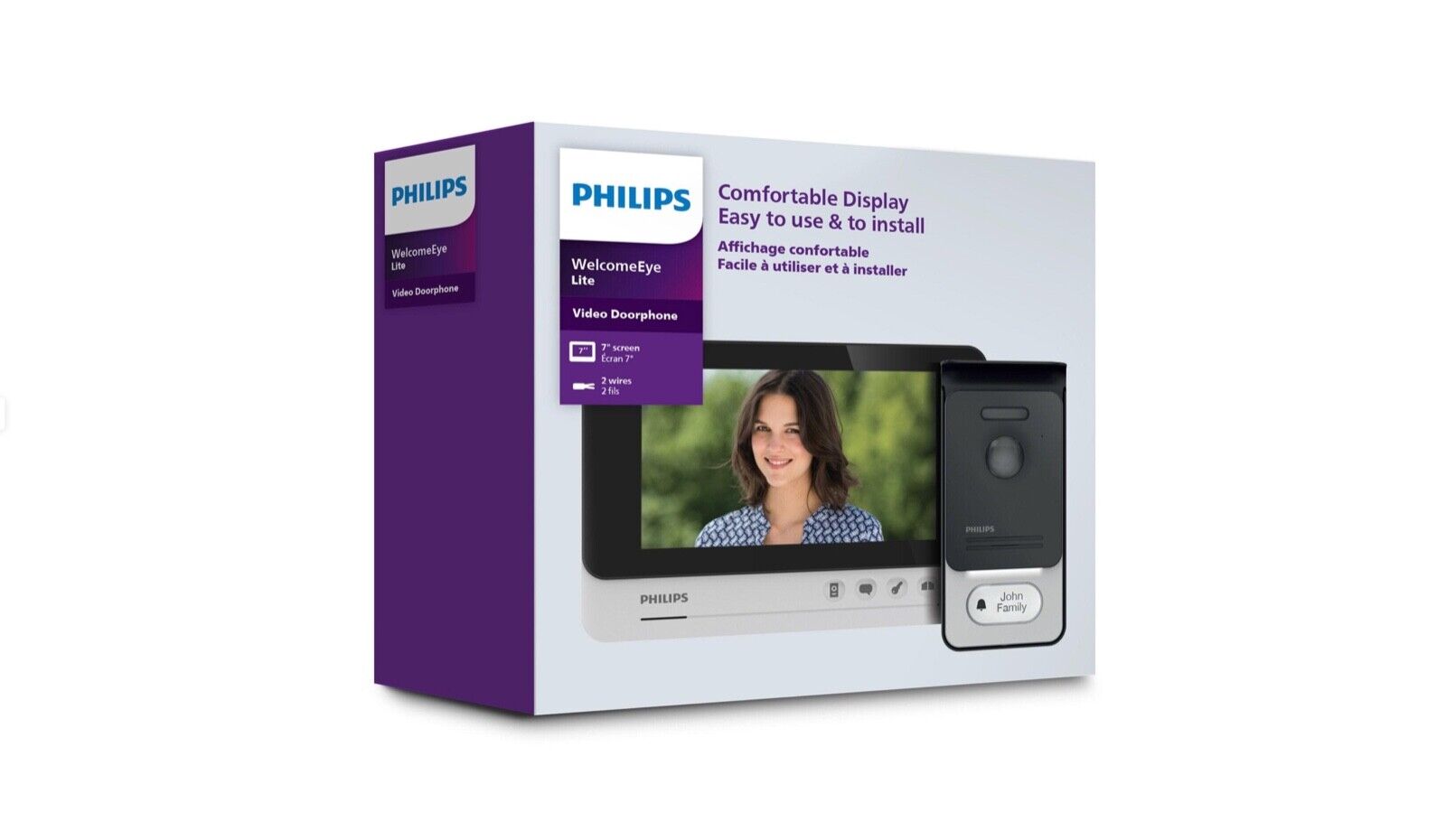 Videocitofono Philips WelcomeEye lite 7”  Comfort DES 9501 VDP