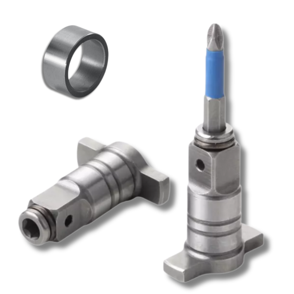 Kit Modifica Mandrino per Parkside PDSSAP 226NM  1/2  1/4 con boccola in acciaio
