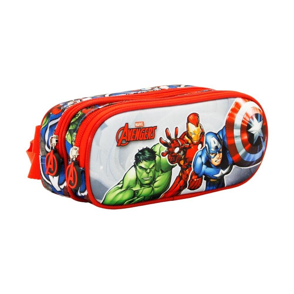 AVENGERS ASTUCCIO BLU ROSSO DOPPIO 3D AVENGERS DEFY DOPPIA CHIUSURA AVENEGERS