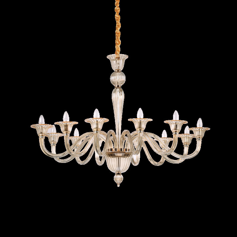 Ideal Lux Luci & Illuminazione BRIGITTA SP12 AMBRA Lampada a sospensione D 1200