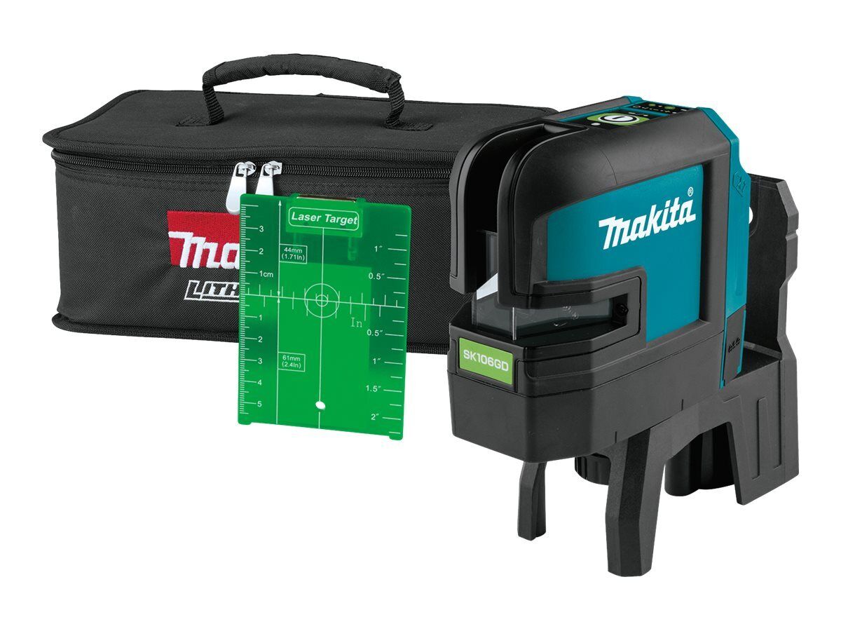Makita SK106GDZ Cross line laser level 3mm/10m 7-20hrs 180h 160v Other SK106GDZ