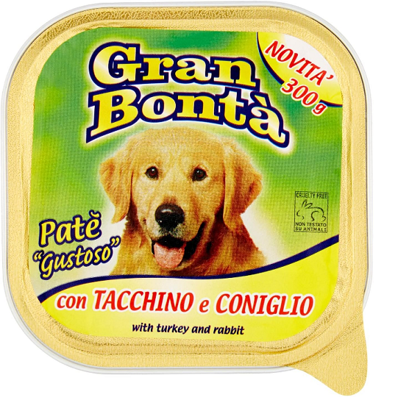 GRAN BONTA' - PATE' CON TACCHINO E CONIGLIO 300GR
