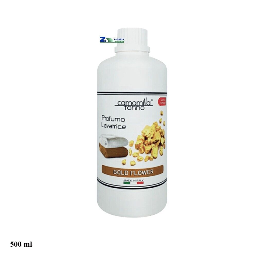 PROFUMO ESSENZA LAVATRICE LIQUIDO CONCENTRATO PER BUCATO 500ml GOLD FLOWER