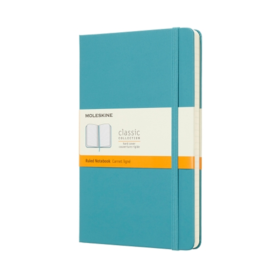 Notebook Righe Large Reef Blu Hard | Moleskine