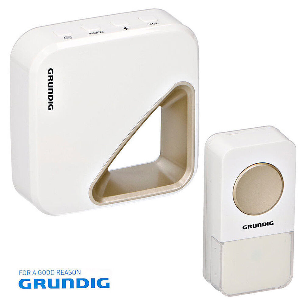 Campanello Porta Casa Wireless Senza Fili Grunding Ricevitore 36 Melodie IP44