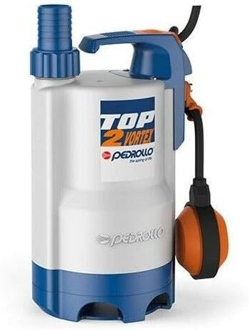 PEDROLLO TOP 2 VORTEX ELETTROPOMPA SOMMERGIBILE PER ACQUE SPORCHE 0,50 HP