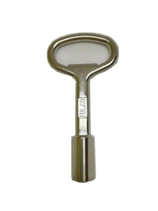 Chiave Cassetta Contatore Sportello ENEL Triangolare Nuovo Modello Cabina 8x8 mm