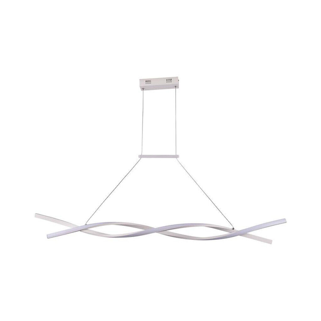 1 pz 30W LED Designer Hanging Lamp (120*100CM) 4000K White Body