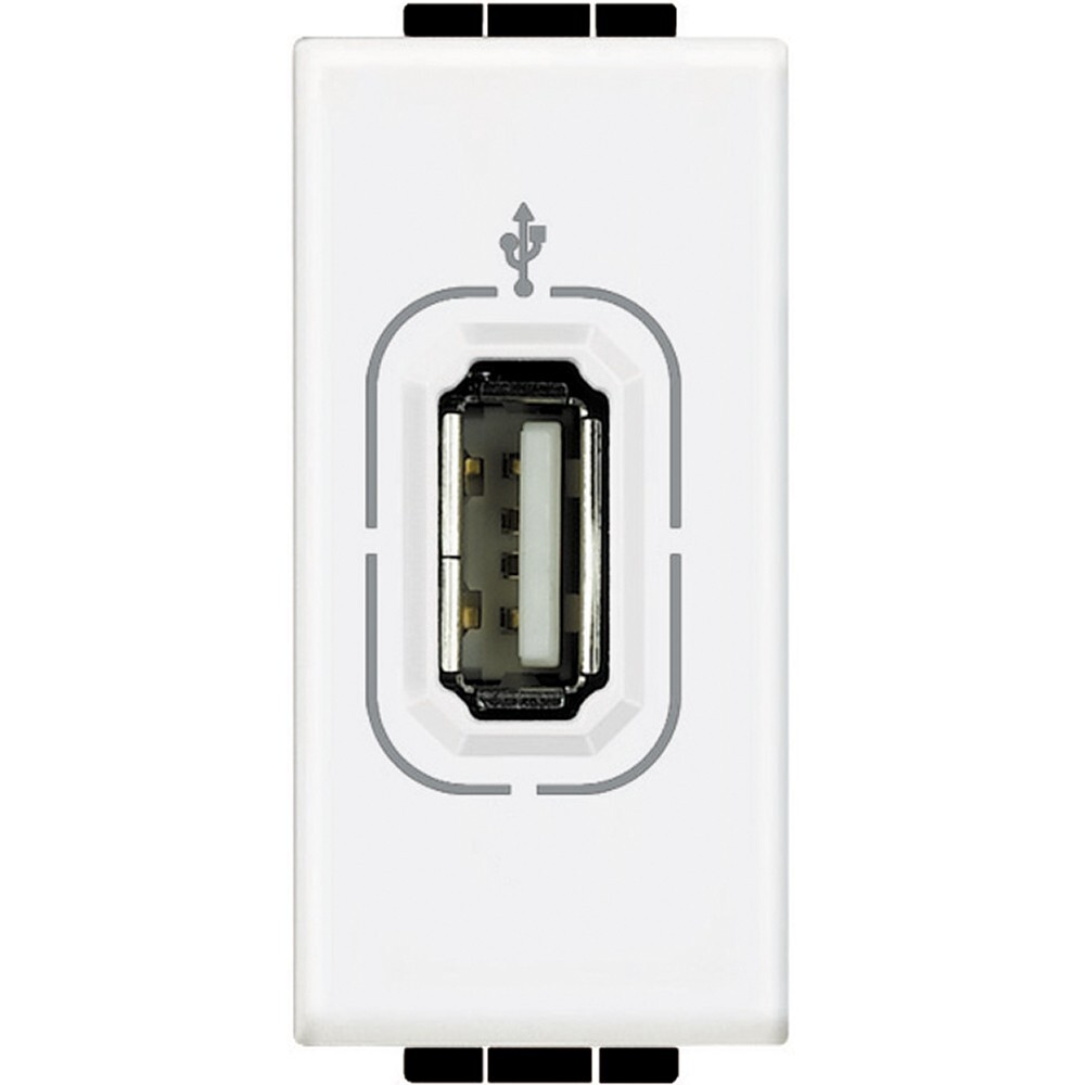 BTICINO LIVING LIGHT N4285 PRESA USB BIANCA NON ALIMENTATO