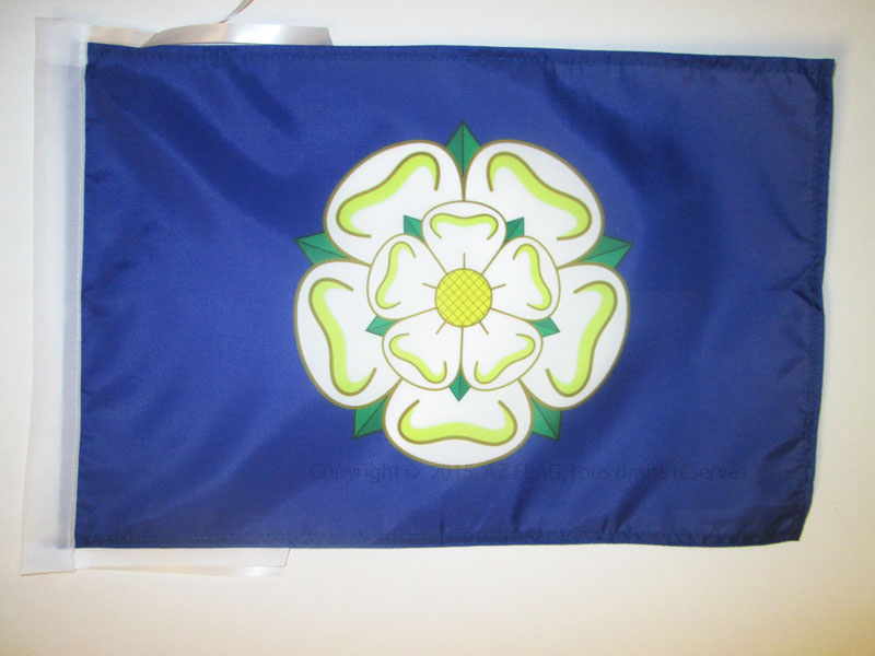 BANDIERA CONTEA DI YORKSHIRE 45x30cm - BANDIERINA COUNTY OF YORK - INGHILTERRA 3