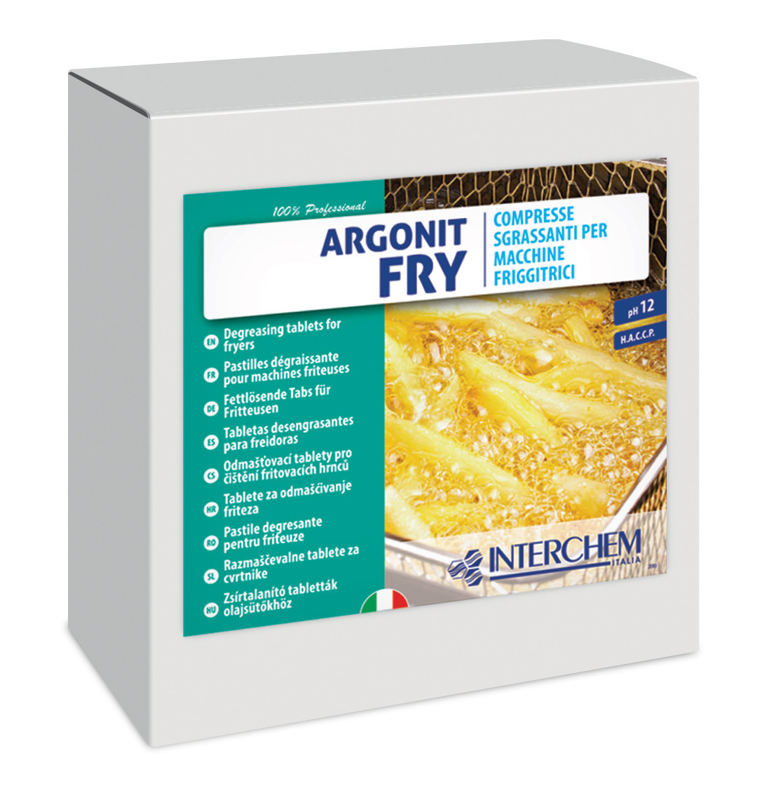Pastiglioni Sgrassanti Friggitrice Professionale Argonit Fry 500 gr Interchem