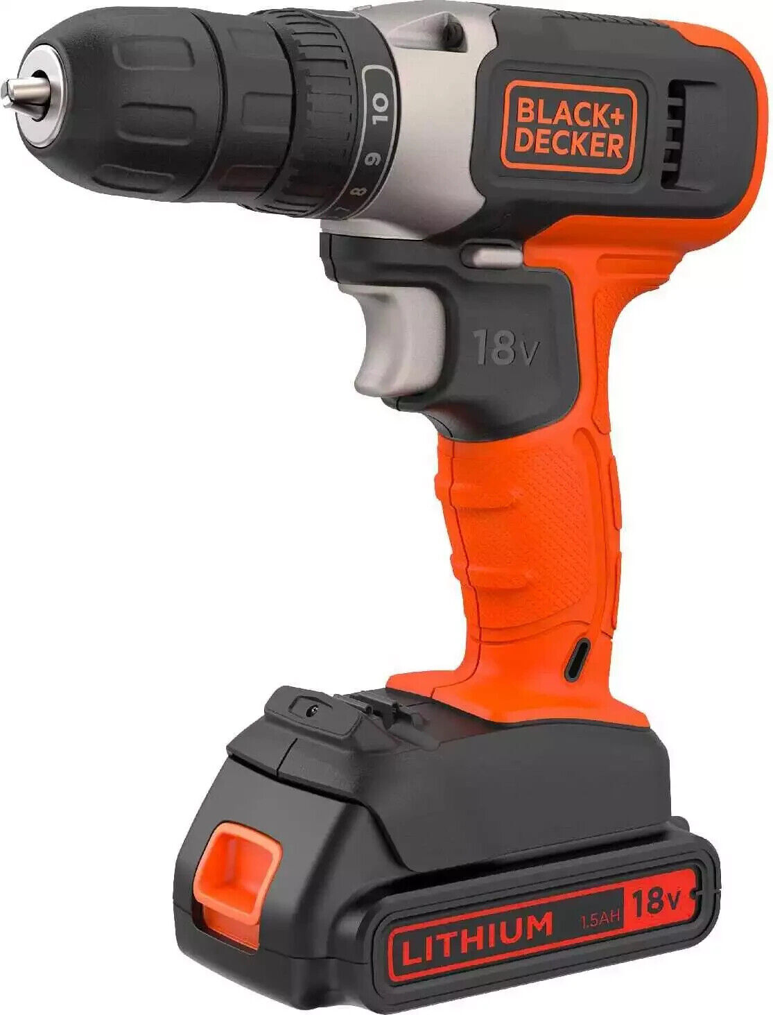 BLACK+DECKER BCD001C1 18V Trapano Avvitatore a Batteria