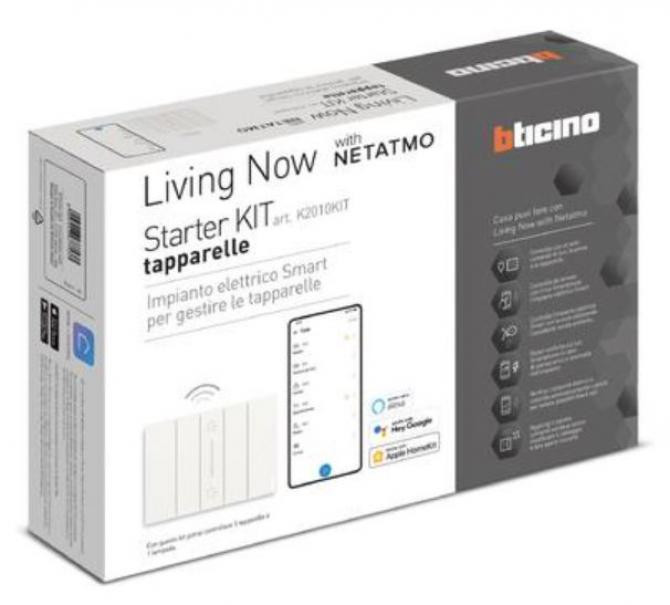 Starter kit Bticino Living now K2010KIT-per gestire le tapparelle