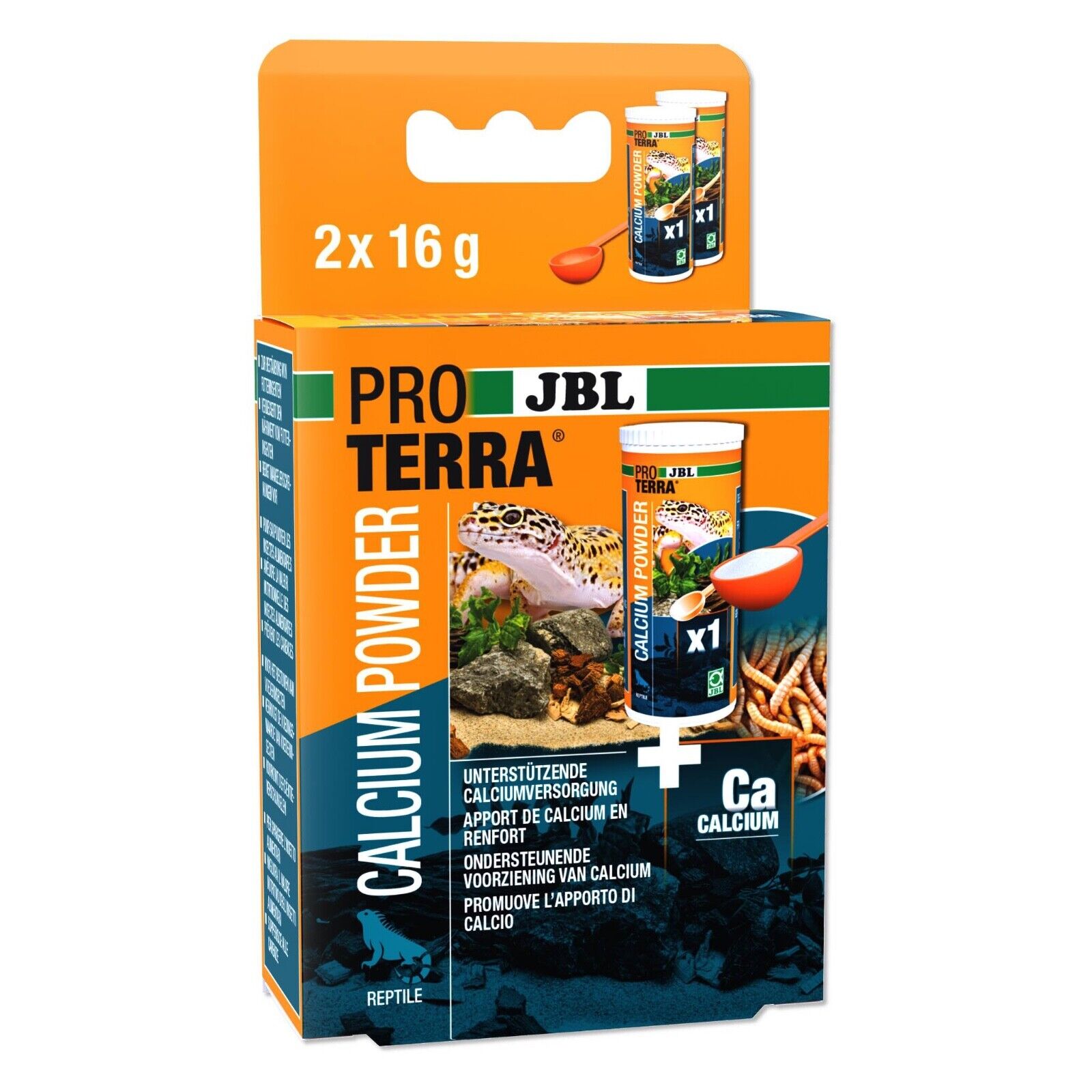 JBL PROTERRA CALCIUM POWDER 32 GR CALCIO IN POLVERE PER RETTILI TERRARIO