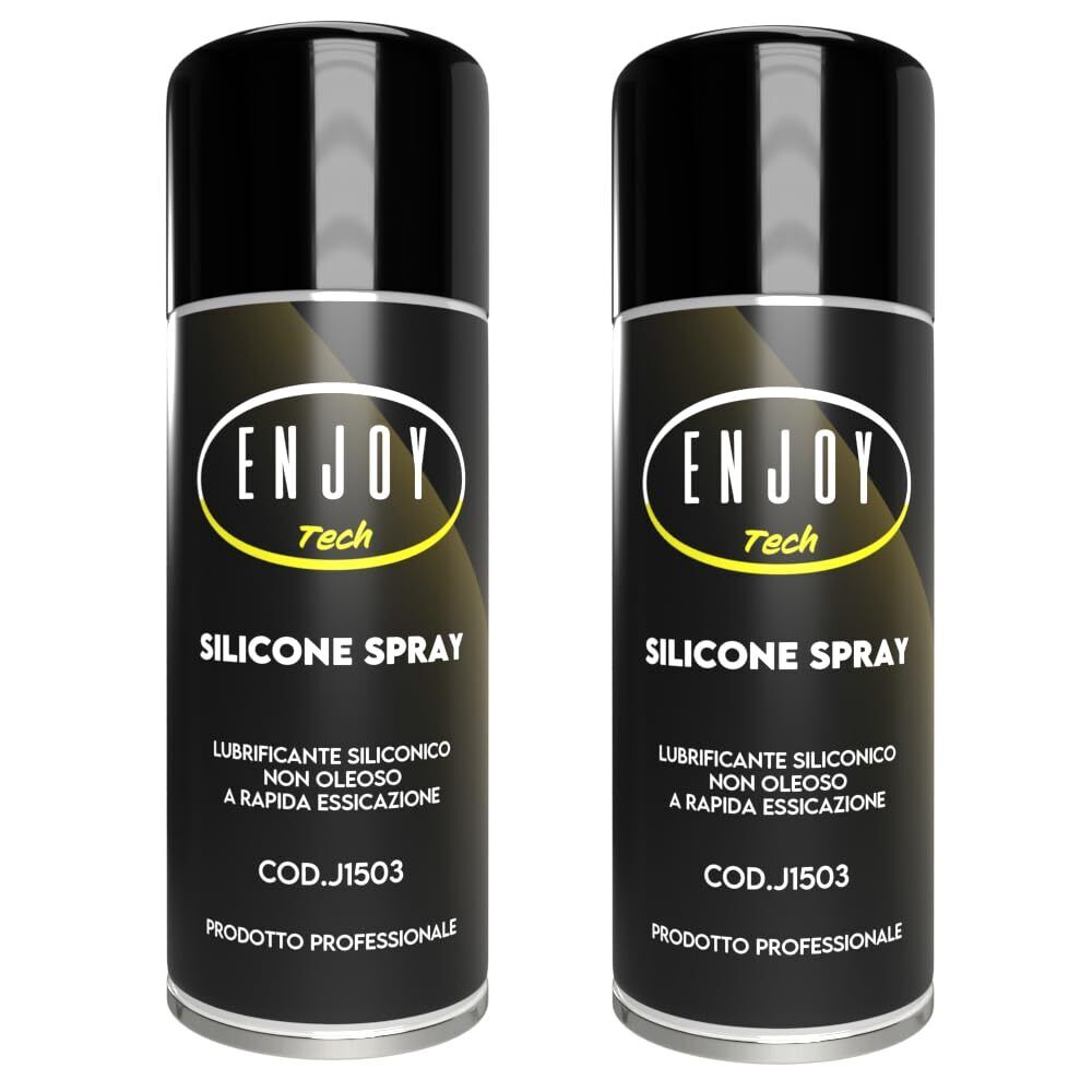 ENJOY TECH Silicone Spray Lubrificante, Silicone Spray Protettivo, (T5V)