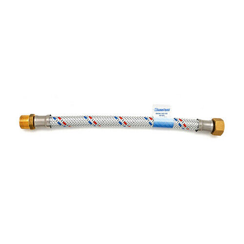 FLESSIBILE ANTIVIBRANTE IN ACCIAIO ZINCATO MF CM 20 3/4 DH