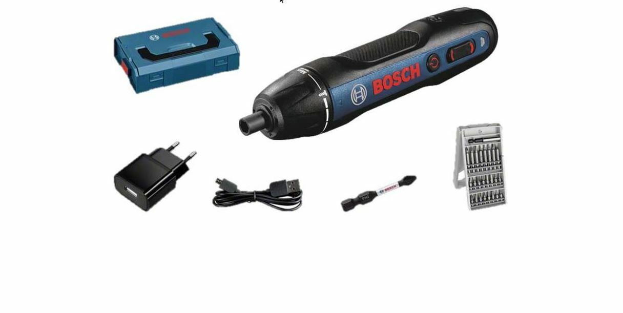 CACCIAVITE a BATTERIA 3.6V BOSCH GO PRO.+ Valigetta con Accessori-Cod.06019H2101