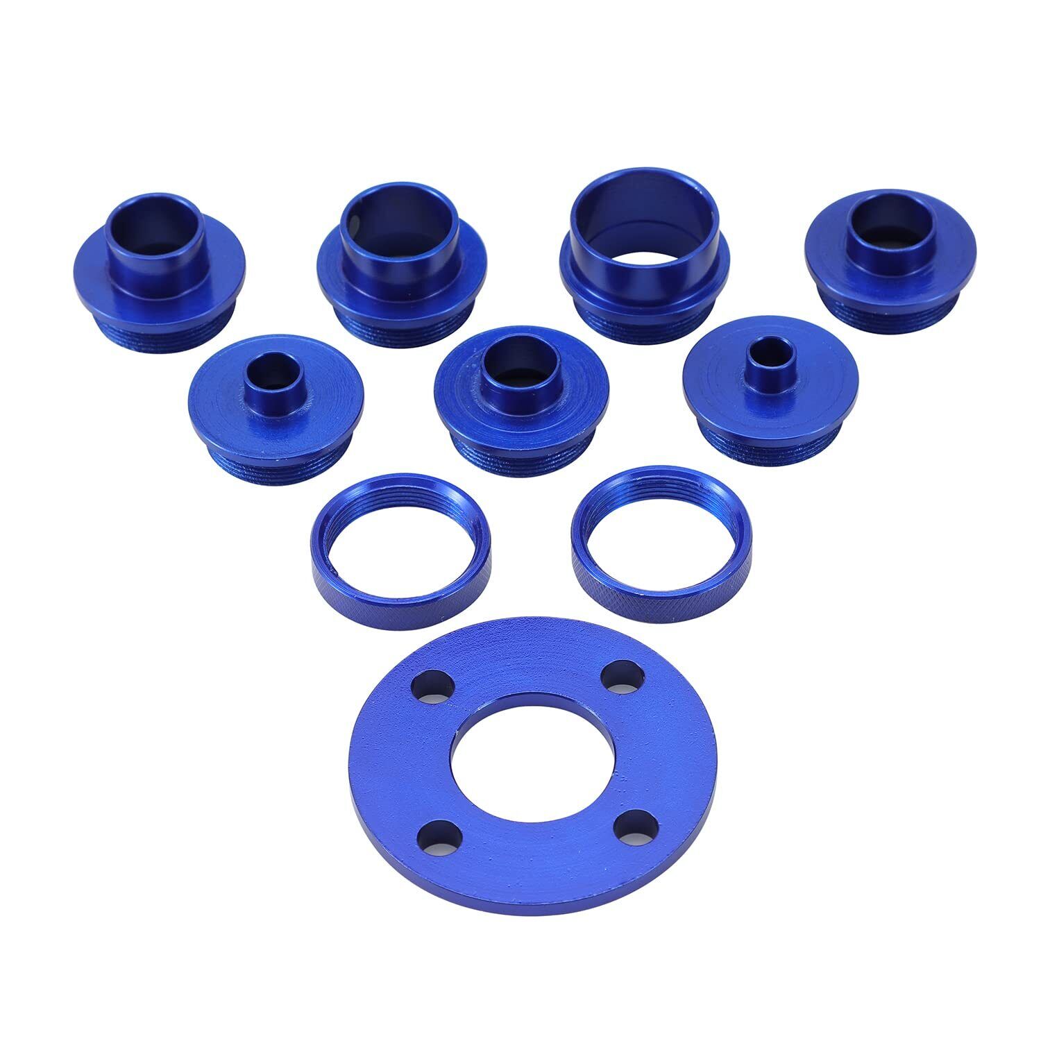 KATSU Kit Guide per Router Modello in Lega di Alluminio 10 Pezzi 10-30mm (W8s)