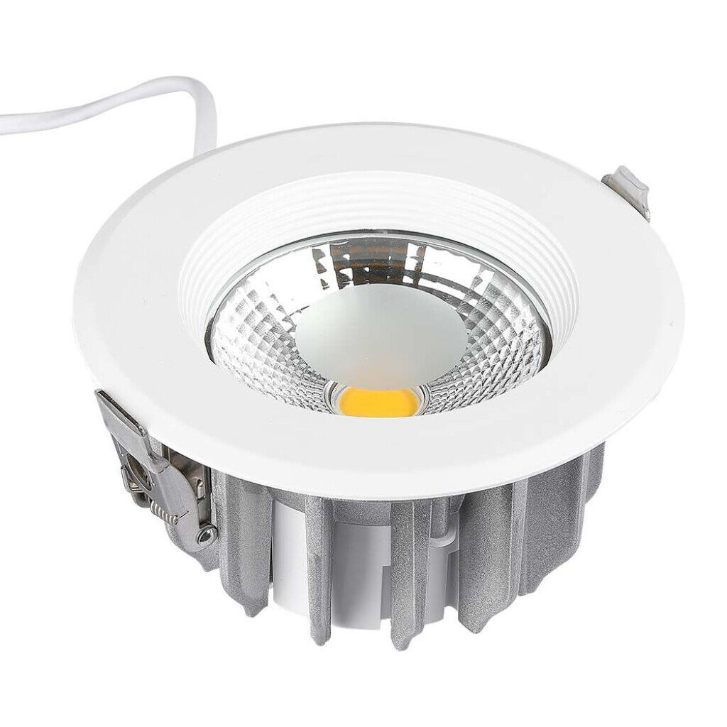 1 pz 30W LED Reflector COB Downlights 4000K High Lumen