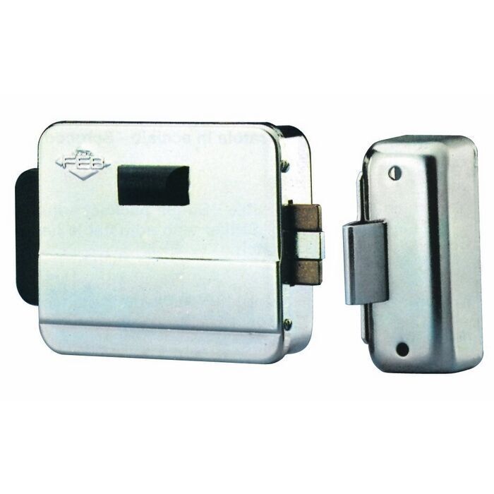 Serratura Elettrica da Applicare Feb art. 5013 1Z Ambidestra per Porte e Cancell