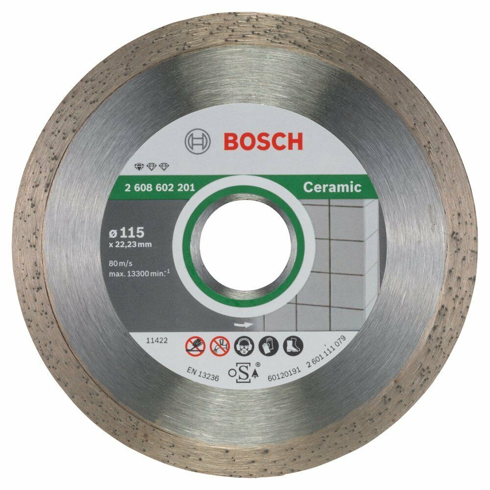 Disco diamantato Standard for Ceramic 115x22,23x1.6x7mm cod. 2608602201