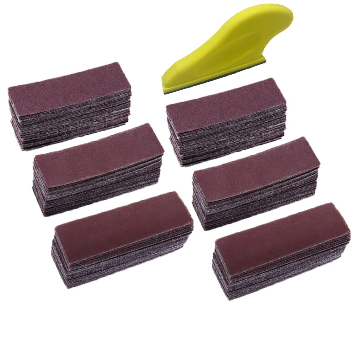 120 pezzi Micro Dettaglio Sander Paper Kit Micro Zip Finger Levigatrice (N6L)