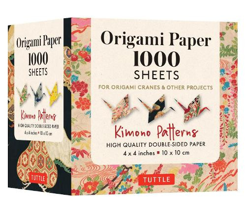 Origami Paper 1,000 sheets Kimono Patterns 4" (10 cm)