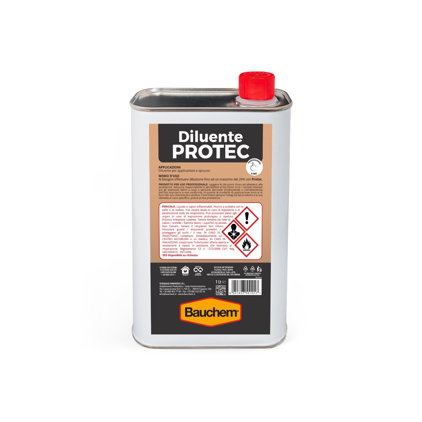 Bauchem DILUENTE PROTEC (Rivestimento Protettivo Filmante) 1 L