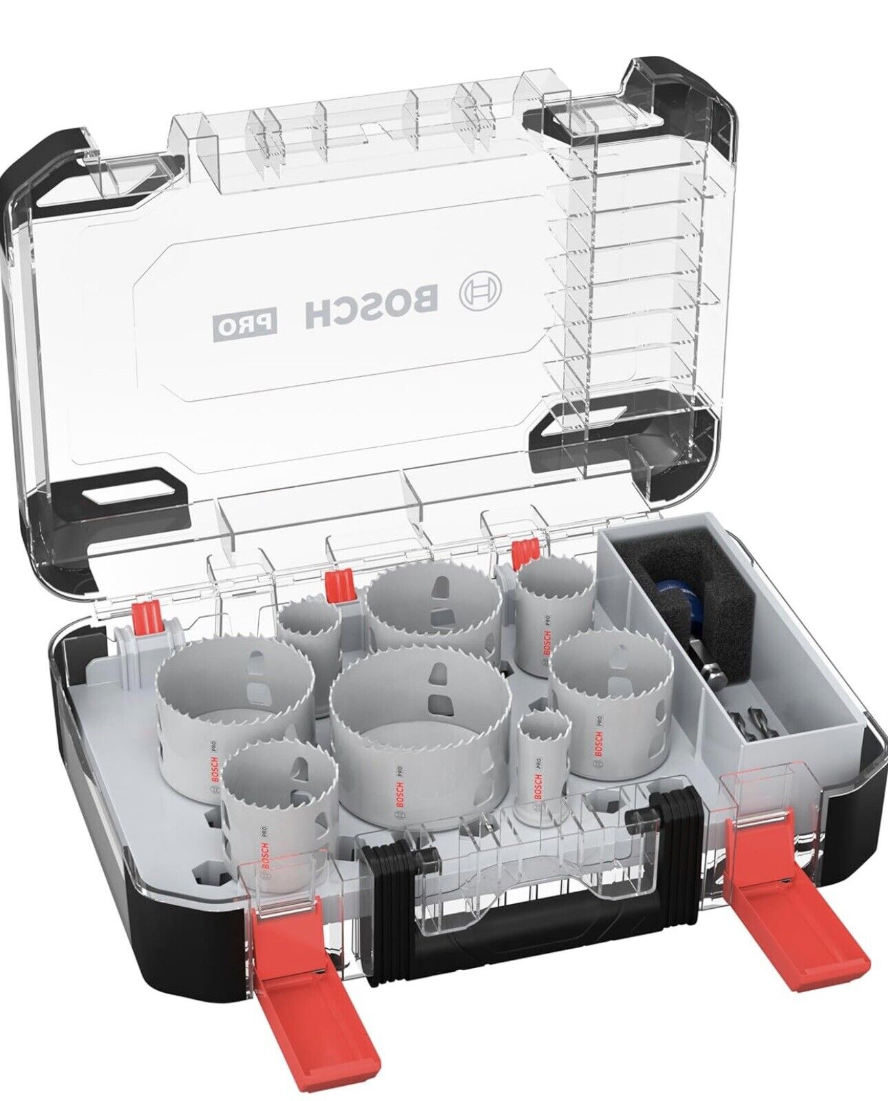 11 PEZZI, Bosch Professional - Set di seghe a tazza PRO Multi Material
