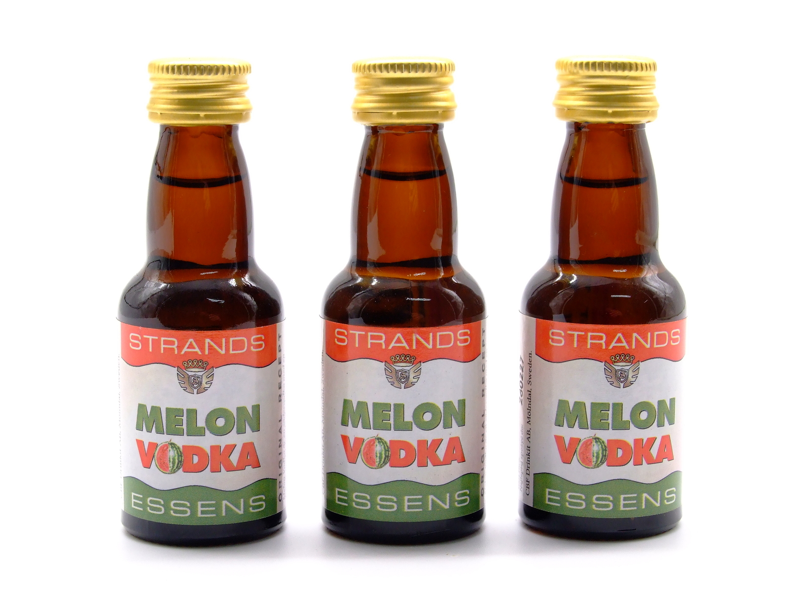 3 x Melon Vodka 25ml - Senza Alcool, Essenza di Vodka, Aroma per Torta