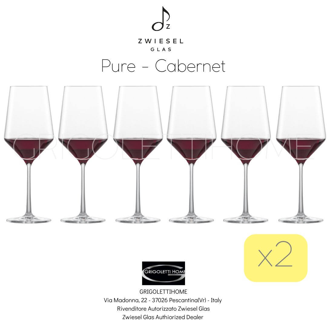 Zwiesel Glas PURE - Set 12 Calici Cabernet h 24,4 cm - Rivenditore