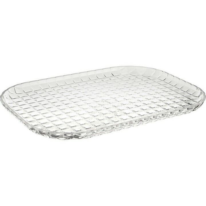 Vassoio, Baci Milano, Chic & Zen, Cristal acrilico trasparente 35 x  25 x h 2 cm
