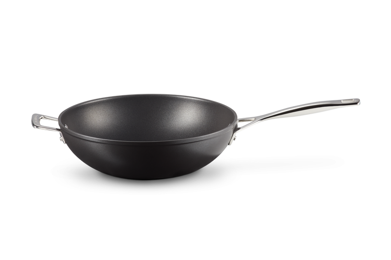 Le Creuset - Padella Wok con Manico Lungo Le Creuset - Wok 30cm Alluminio