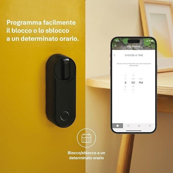 SERRATURA SMART YALE LINUS L2 05/103210/SI ARGENTO ACCESSO SENZA CHIAVE