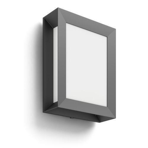 KARP LAMPADA A MURO GRIGIO SCURO IN ALLUMINIO 1 LU