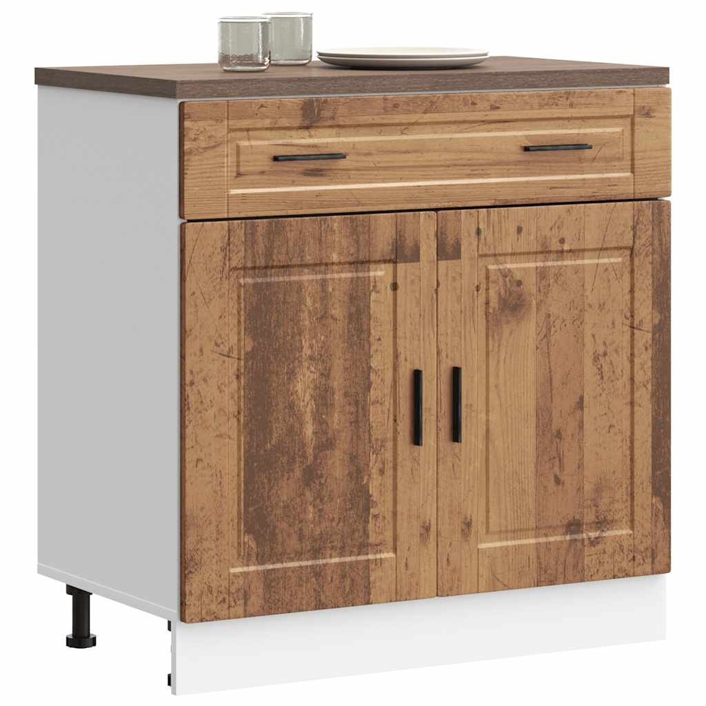 vidaXL Base da Cucina Porto Legno Antico in Legno Multistrato